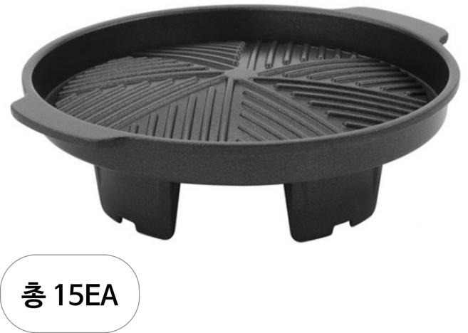 러브송 혼술 구이팬, 18cm, 15개