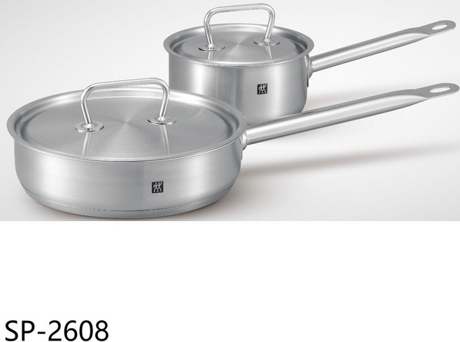 ZWILLING 德國雙人 SP-2608 不鏽鋼雙鍋組 (16公分湯鍋+24公分深煎鍋)