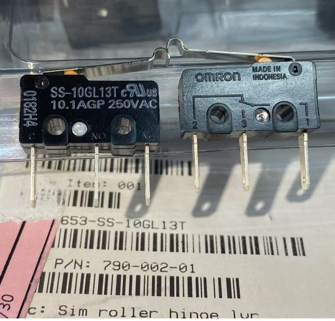 OMRON SS-10GL13T 基本型/瞬動開關 小型開關, 1個