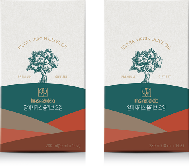 알마자라스 유기농 올리브오일 100%, 2박스, 140ml