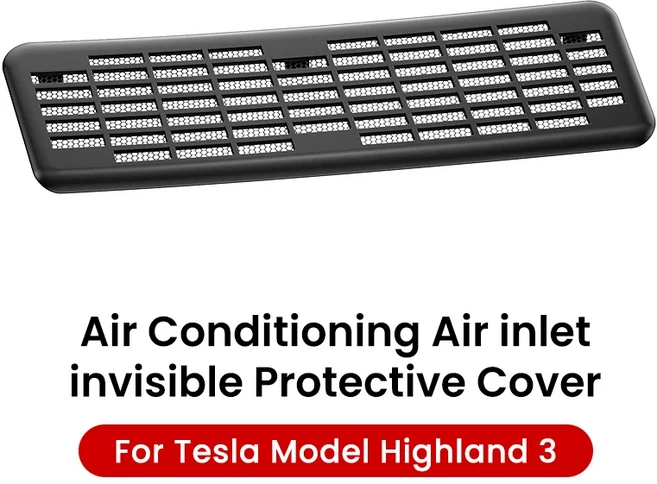 YZ 테슬라 모델 3 하이랜드 주니퍼 2021-2026 방충망 순 공기 흡입구 보호용 잔해 필터, 01 Model 3 Highland
