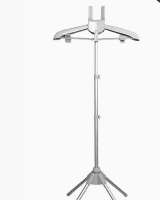 까마느 간편한 스팀다리미 옷걸이 거치대 스탠드, 그레이, 1개