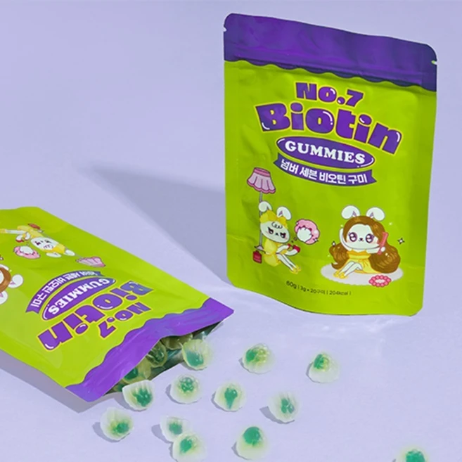 비오틴 구미 젤리, 1개, 60g - 쿠팡