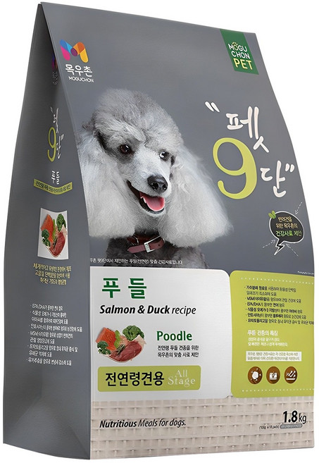 목우촌펫 강아지 펫9단 기능성 사료, 푸들, 1.8kg, 1개