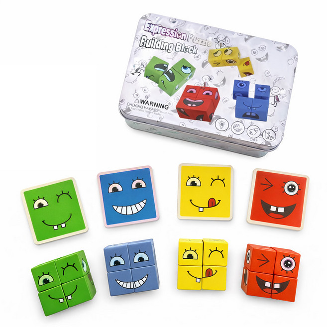 루빅얼굴표정맞추기 보드게임 B370, 1개, 단품