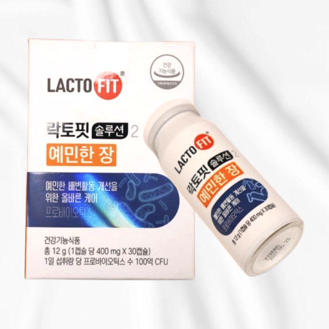 락토핏 솔루션2 예민형 30캡슐 x 1개, 30정, 12g