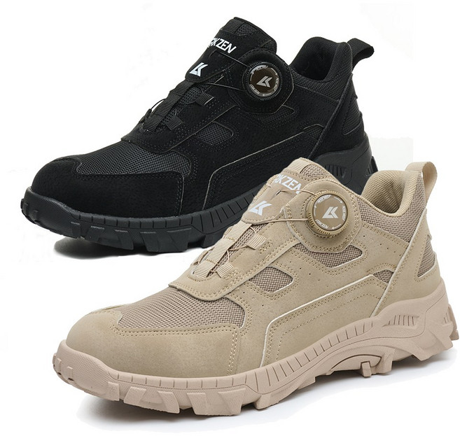 아크젠 702D 다이얼 작업화 경량 통기성 매쉬 발편하고 볼넓은 신발