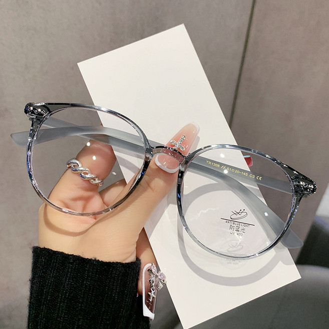 스타일링 패션 안경테 남녀공용 - 블루라이트 & 자외선 차단 랜즈