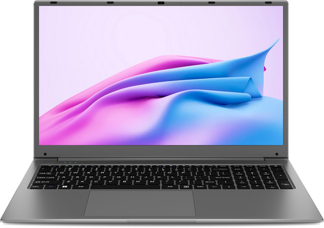 노트북 15.6인치 화면 대형 프로세서N4000 4GB RAM 128GB SSD 사무용 WIN11 home, 그레이, ESDYS1029