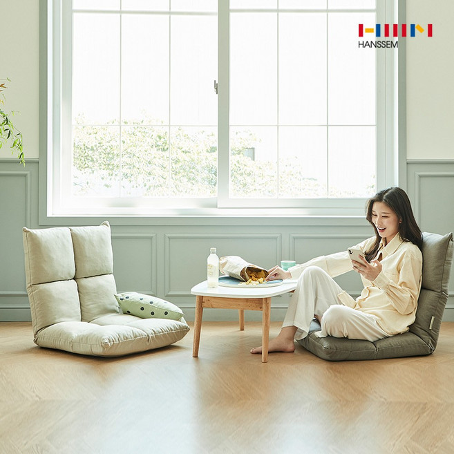 한샘 휴 조이 좌식의자 2종택1, 02.휴 조이 좌식의자 샌드베이지