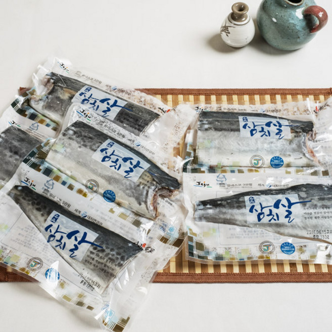 제주어가 비리지 않은 제주 손질 삼치 8팩 (팩당 180g 이상), 1세트, 8팩 (16토막)