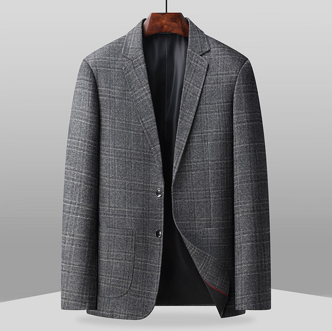 AOKADA 중년 남성 봄 가을 캐주얼 비즈니스 정장 자켓 블레이저 재킷 오피스룩