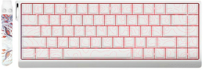 매드라이온즈 유선 키보드, 화이트, MAD60PRO, 마그네틱축(자석축)