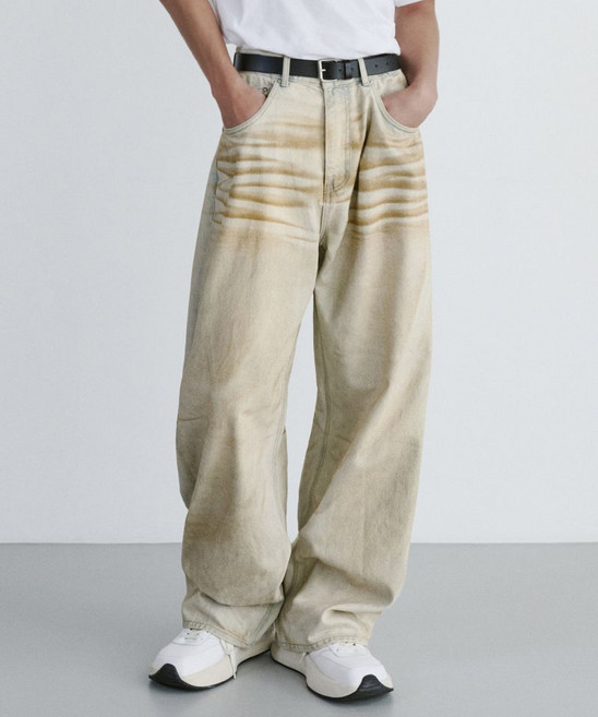 브랜디드 1712 MUDDY WATER JEANS [MAX WIDE STRAIGHT] 382855