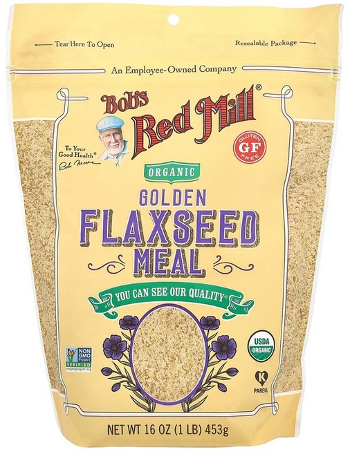 Bob's Red Mill 유기농 골든 아마씨 가루 16온스 (453 g) Mill (밥스 레드 밀), 453g, 1개 - 쿠팡