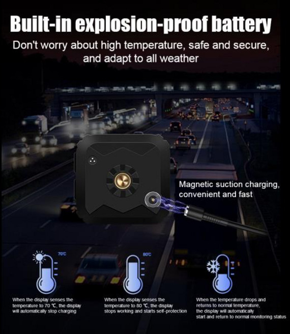 M3 Moto 외부 센서 무선 디지털 방수 타이어 압력 모니터링 시스템 LCD 디스플레이 오토바이 실시간 TPMS, 01 Black