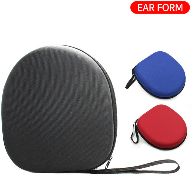 이어폼 헤드셋 헤드폰 케이스 파우치 수납 가방, 레드 J017