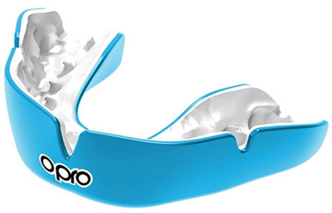 OPRO 인스턴트 커스텀핏 싱글 컬러 마우스피스 마우스가드 스카이 블루
