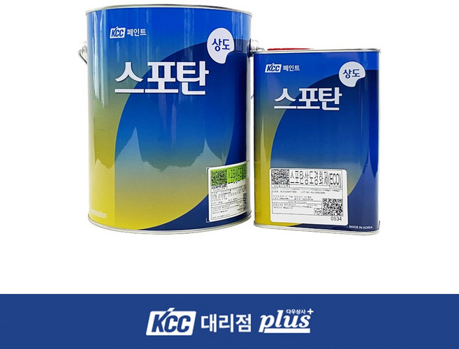 KCC 옥상방수 4kg (소량 포장) 스포탄 하도 모노탄 1액형 노출방수재 플러스 중도 스포탄 상도 우레탄방수 셀프방수 옥상 우레탄방수 바닥, 스포탄상도(2액형)-회.색, 3.6L, 1개