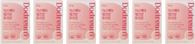 [두드림] 리피어라 질 건강 생유산균 캡슐, 30정, 6개 - 쿠팡