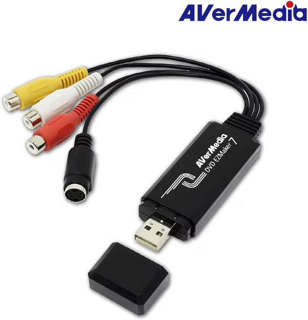 에버미디어 DVD EZMaker7 비디오테이프 VHS 변환 저장 C039, DVD EZMaker 7