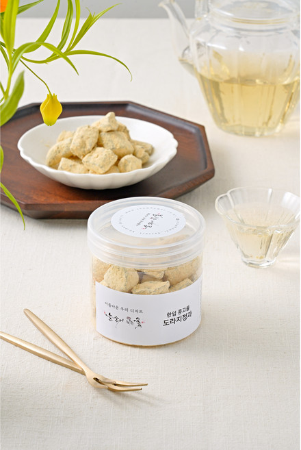 눈속에피는꽃 콩고물 도라지정과, 1개, 100g