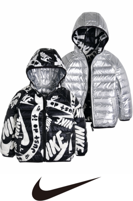 [백화점 매장판] 나이키 주니어 후드 리버서블 덕다운 점프맨 패딩 남아패딩 여아패딩 스우시 데일리 오리털 다운 다운자켓 다운점퍼 다운패딩 패딩
