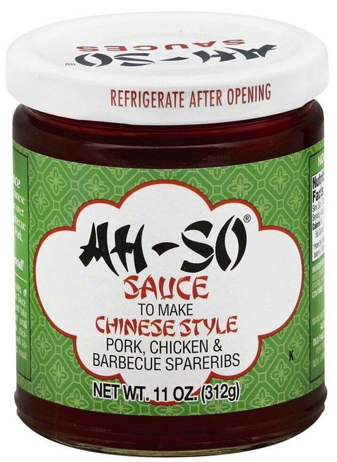 Ah-So 차이니즈 립 소스 - 4팩 (325ml(11온스) 병 4개) | 돼지고기 닭고기 및 날개용 달콤하고 톡 쏘는 중국 스타일 스페어 립 마리네이드 및 글레이즈 클래식, 11 Ounce (Pack of 4)