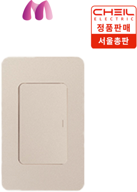 제일전기 디아트 샴페인골드 단로 1구 스위치