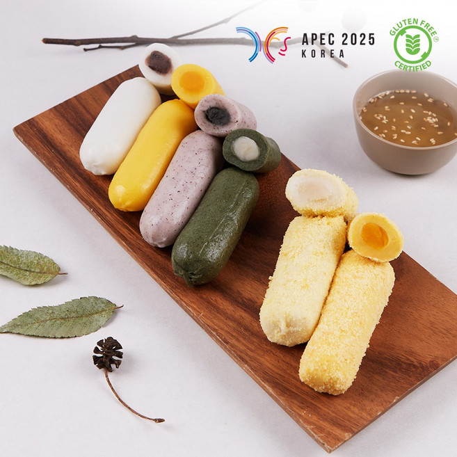 [단미정] 무당 저염 앙금 모둠 가래떡인절미 6종 1팩 (50gx10개), 1세트, 500g