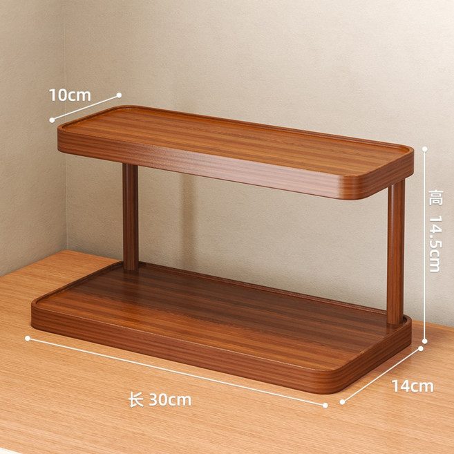 원목 정리 선반 내추럴 감성 티테이블 다용도 진열장, A, 2단