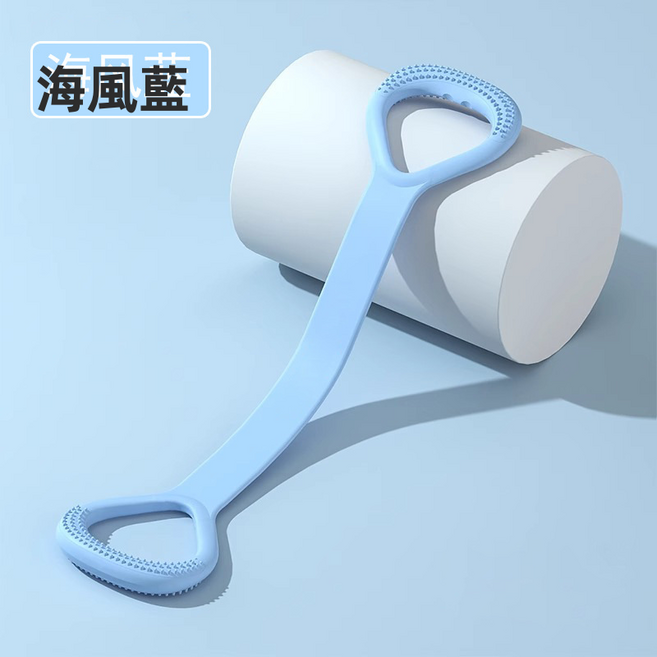 GUEFOON 肩背訓練居家8字拉力器肌力訓練, 1個, 藍色