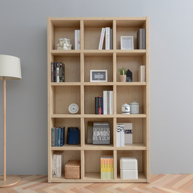 공간사이 큐브 1200 5단 A형 오픈책장, 워시