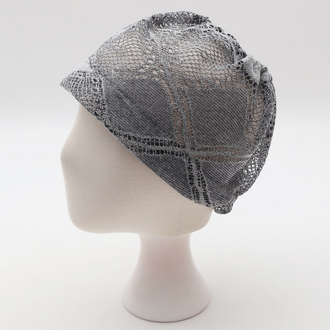 에스랑 블렌드 여성 여름 니트 비니 메쉬 비니모자 통풍 얇은 비니 데일리 두건 스타일