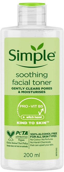 Simple Simple Kind to Skin Soothing Facial Toner 200 ml, 1개, 200g