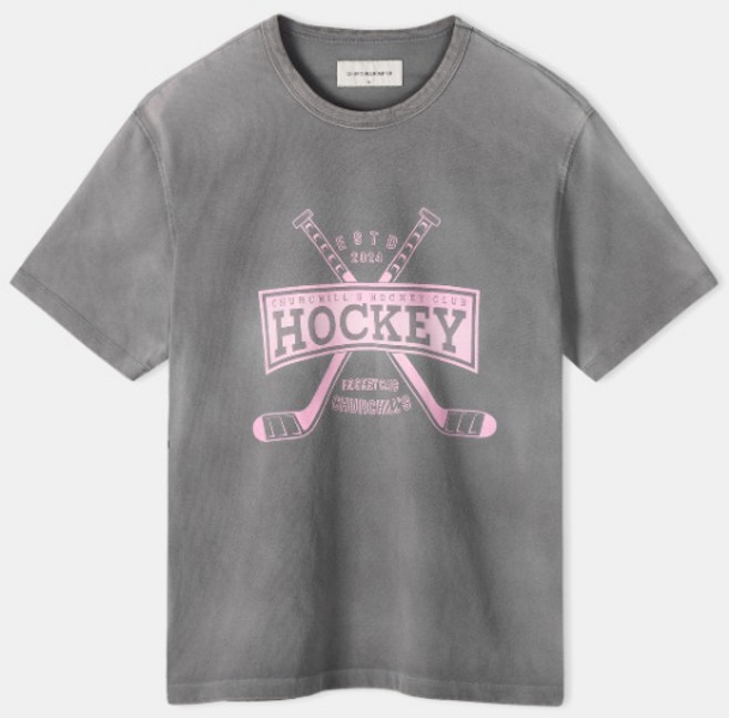[처칠롬퍼] CHURCHRILLROMPER_VINTAGE GRAPHIC T-SHIRT HOCKEY