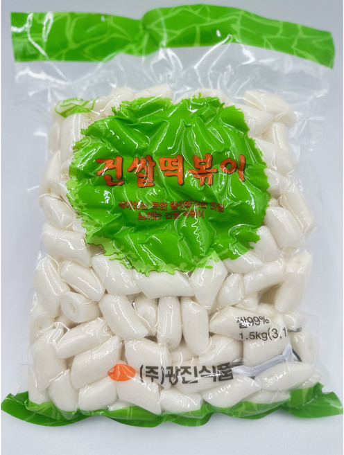 광진식품 건쌀떡볶이 떡볶이떡 쌀떡 건조쌀떡 구멍떡 1.5kg, 1개