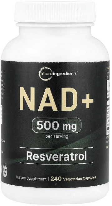 Micro Ingredients NAD+ 베지 캡슐 240정, 1개 - 쿠팡