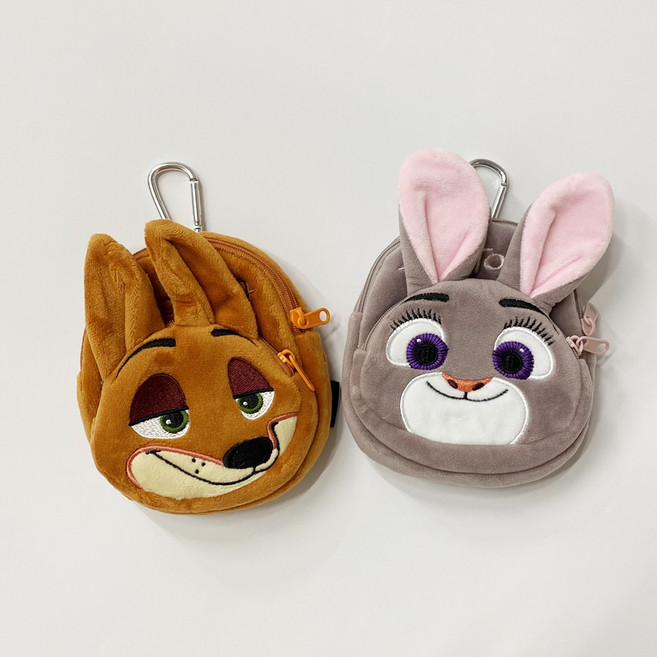 주토피아 닉 주디 배낭 파우치 동전지갑