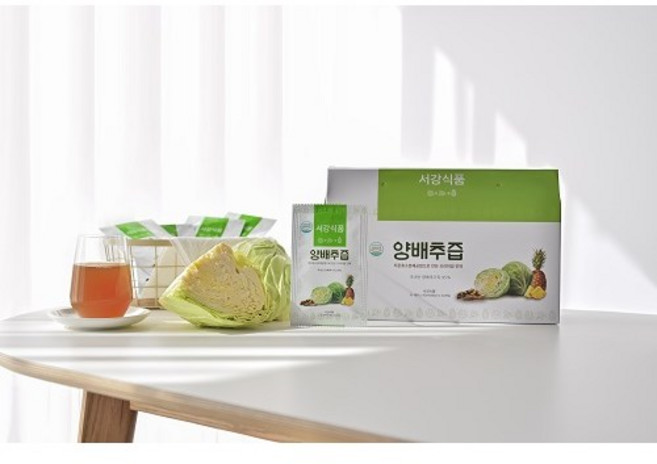 서강식품 국가대표 국내산 양배추즙 80ml 파인애플맛, 30팩