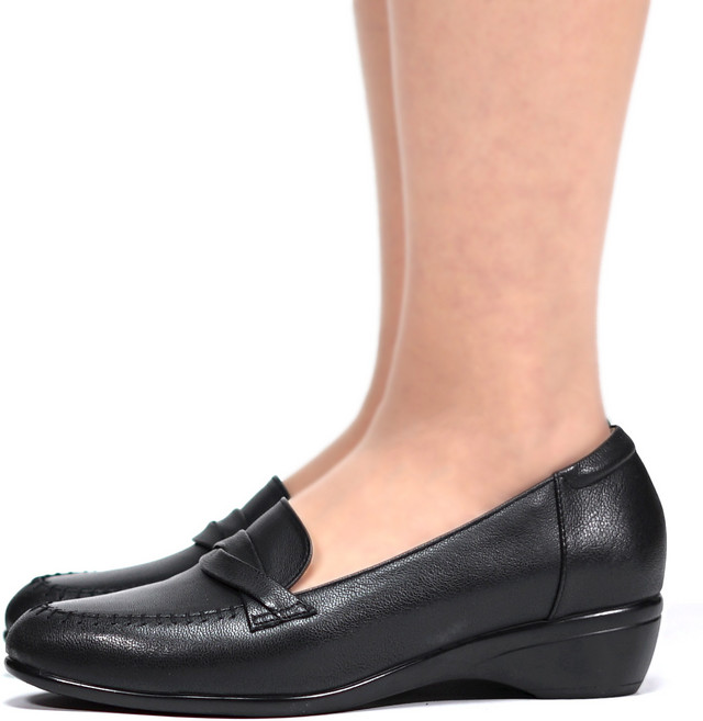 허쉬파피 여성화 가을신상! 착화감좋은 데일리 4cm 컴포트로퍼 구두 FP424/23FW 부드러운가죽 검증된몰드창