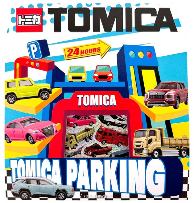 TOMICA 多美小汽車閃亮造型貼紙包, 多色, 1套