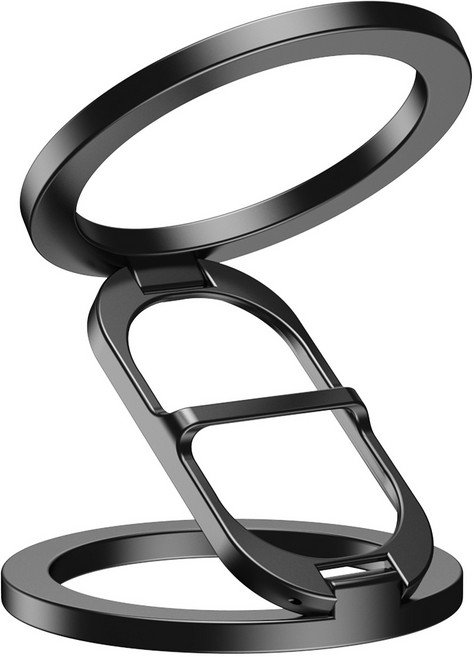 에이덤스 맥세이프 양면자석 그립 스마트톡 핸드폰 아이폰 스마트폰 홀더 자석 거치대, 1개, 실버