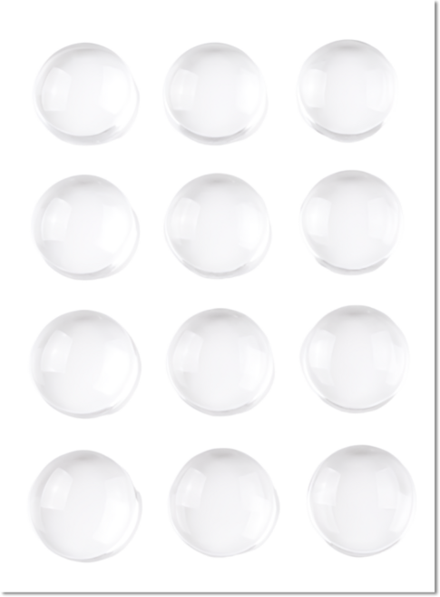 펴나나다 투명 충돌방지 쿠션패드, 12개, 20*5mm