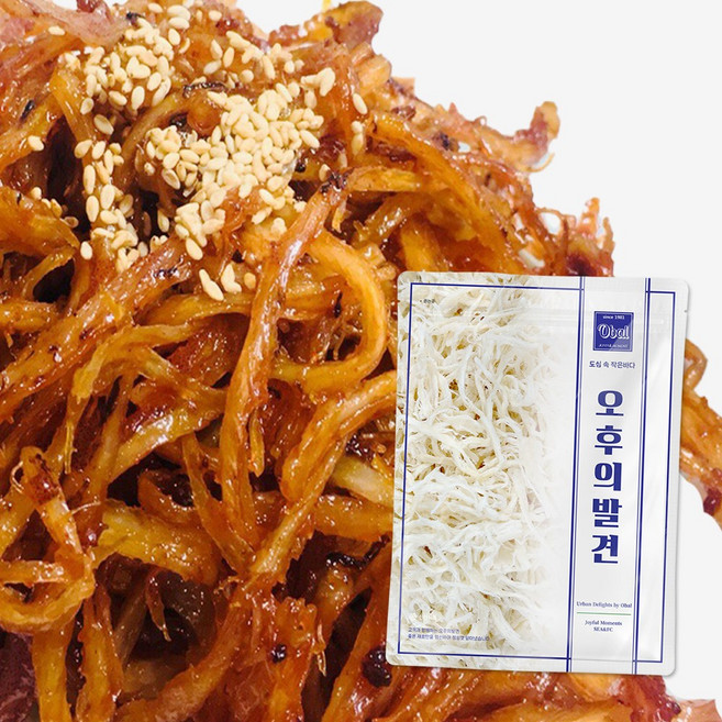 오발 부드럽고 쫀득한 국산 진미 백진미120g, 1개