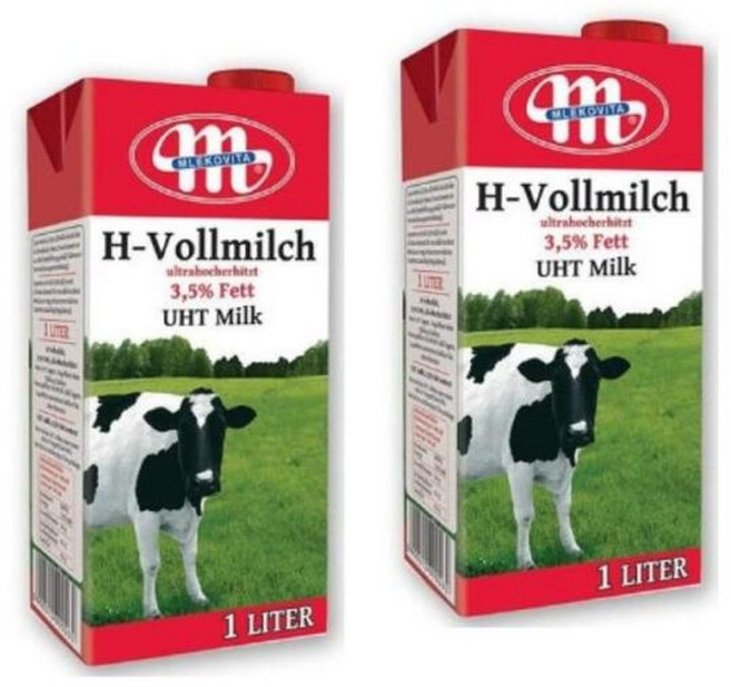 믈레코비타 HVollmilch 3.5 멸균우유 1L x 36개