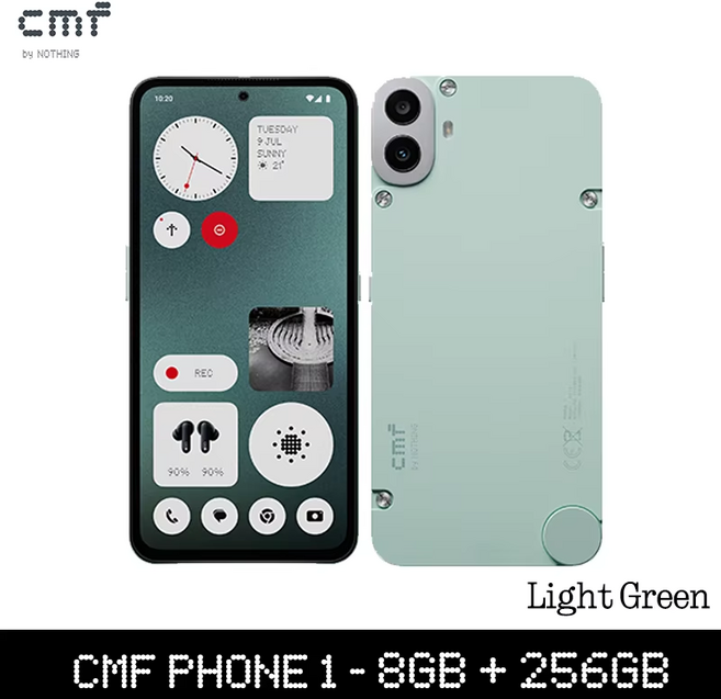글로벌 버전 CMF 휴대폰 1 6.67 인치 고속, 01 CHINA, 01 Standard, 02 8GB 256GB Green, 256GB
