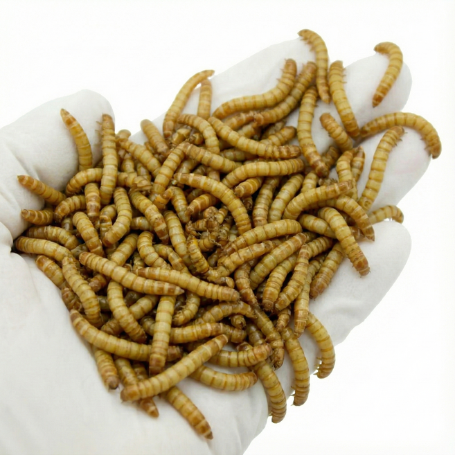 벅스파파 살아있는 밀웜(모든사이즈 선택가능), 싱싱한밀웜, 200개