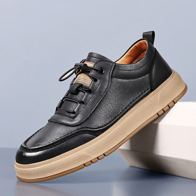 한아로지스 착화감 좋은 스타일리쉬 스니커즈 소가죽 캐주얼화