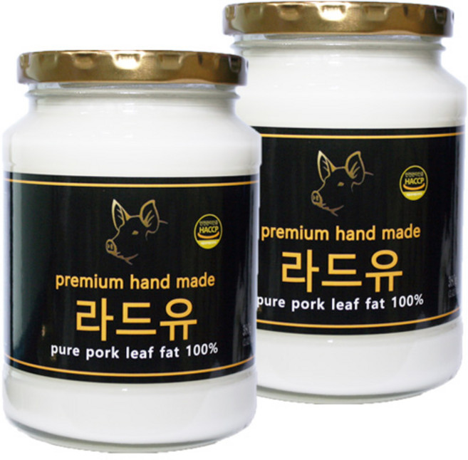 프리미엄 수제 두태라드유 (국내산 두태지방 100%) [HACCP인증], 2개, 380g